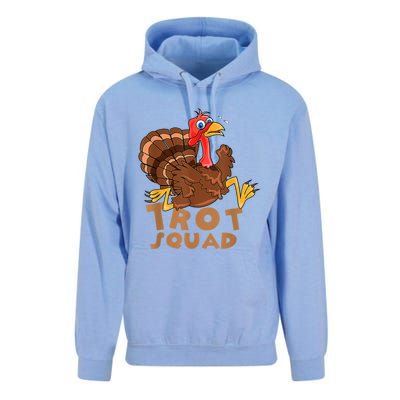 Turkey Trot Squad Funny Running Costume Thanksgiving Lover Gift Unisex Surf Hoodie