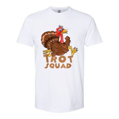 Turkey Trot Squad Funny Running Costume Thanksgiving Lover Gift Softstyle CVC T-Shirt