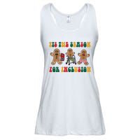 Tis The Season For Inclusion Christmas Gingerbread Xmas Holiday Ladies Essential Flowy Tank