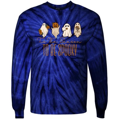 Tis The Season To Be Spooky Tie-Dye Long Sleeve Shirt