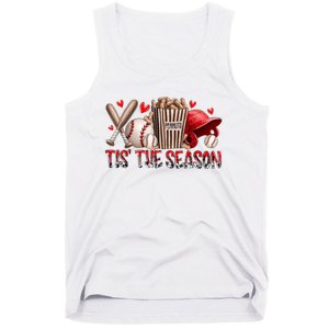 Tis The Season Baseball Game Day Sports Fan Baseball Lover Tank Top