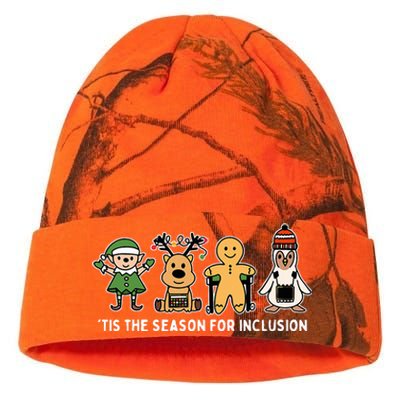 Tis The Season For Inclusion Ot Pt Slp Therapist Christmas Kati Licensed 12" Camo Beanie