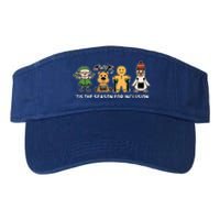 Tis The Season For Inclusion Ot Pt Slp Therapist Christmas Valucap Bio-Washed Visor