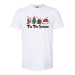 Tis The Season Christmas Holiday Coffee Santa Claus Softstyle CVC T-Shirt