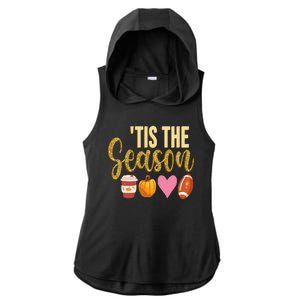 Tis The Season Fall Lover Cute Ladies PosiCharge Tri-Blend Wicking Draft Hoodie Tank