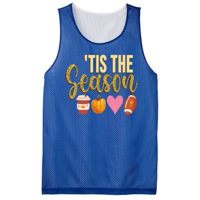 Tis The Season Fall Lover Cute Mesh Reversible Basketball Jersey Tank