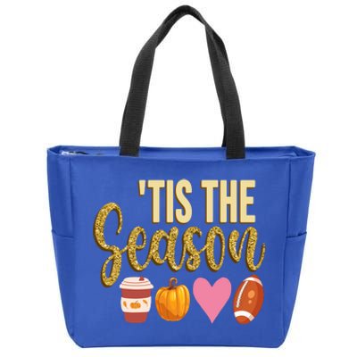 Tis The Season Fall Lover Cute Zip Tote Bag