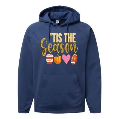 Tis The Season Fall Lover Cute Performance Fleece Hoodie