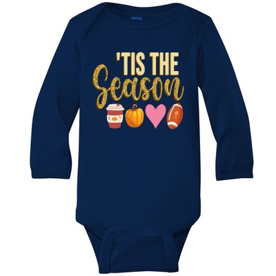 Tis The Season Fall Lover Cute Baby Long Sleeve Bodysuit