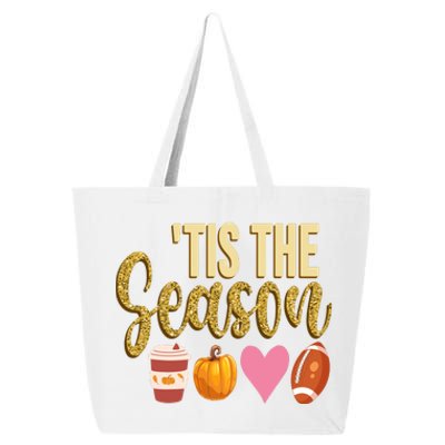 Tis The Season Fall Lover Cute 25L Jumbo Tote