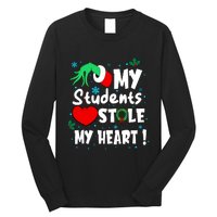 Tis The Season Christmas Funny My Students Stole My Heart Long Sleeve Shirt