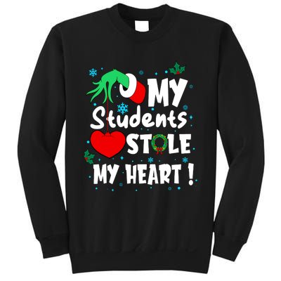 Tis The Season Christmas Funny My Students Stole My Heart Sweatshirt