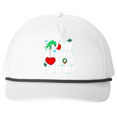 Tis The Season Christmas Funny My Students Stole My Heart Snapback Five-Panel Rope Hat