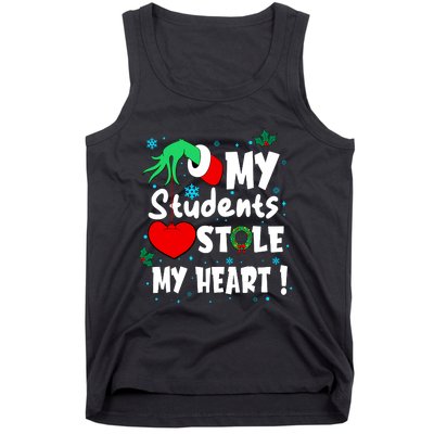 Tis The Season Christmas Funny My Students Stole My Heart Tank Top