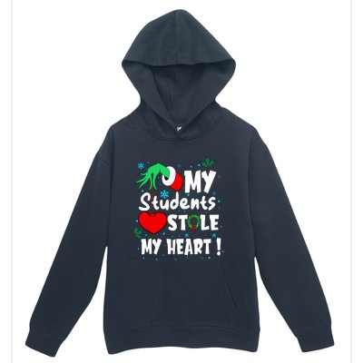 Tis The Season Christmas Funny My Students Stole My Heart Urban Pullover Hoodie