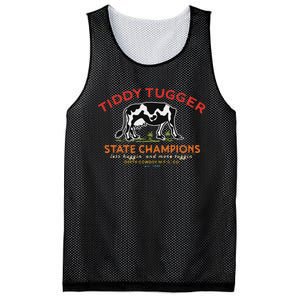 Tugger Tiddy State Champions Funny Design Mesh Reversible Basketball Jersey Tank