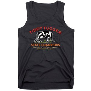 Tugger Tiddy State Champions Funny Design Tank Top