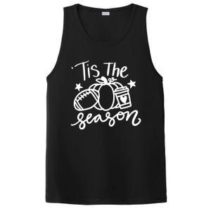 Tis The Season Fall Pumpkin Spice Football Season Autumn Gift PosiCharge Competitor Tank