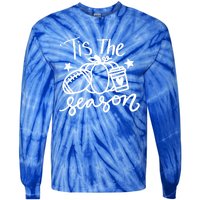 Tis The Season Fall Pumpkin Spice Football Season Autumn Gift Tie-Dye Long Sleeve Shirt