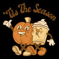 Tis The Season Pumpkin Latte Autumn City Backpack