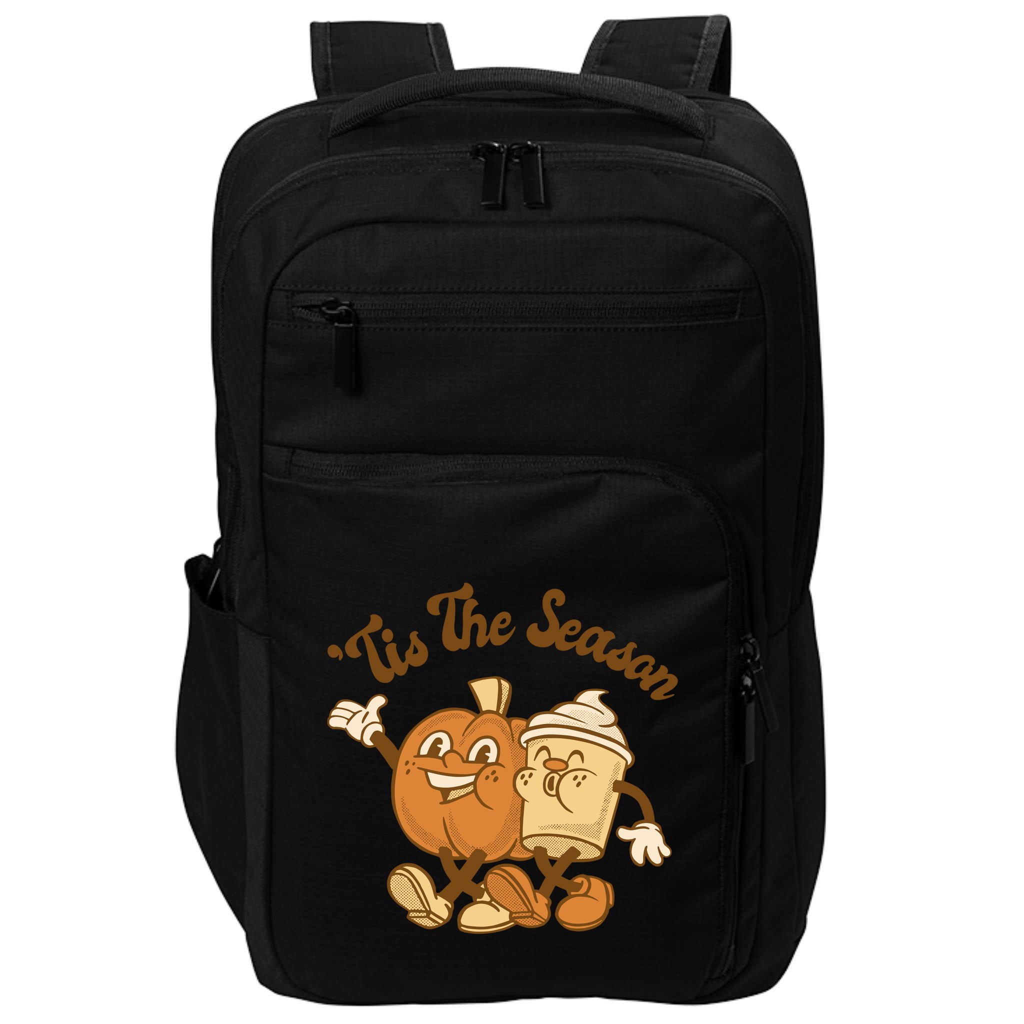 Tis The Season Pumpkin Latte Autumn Impact Tech Backpack