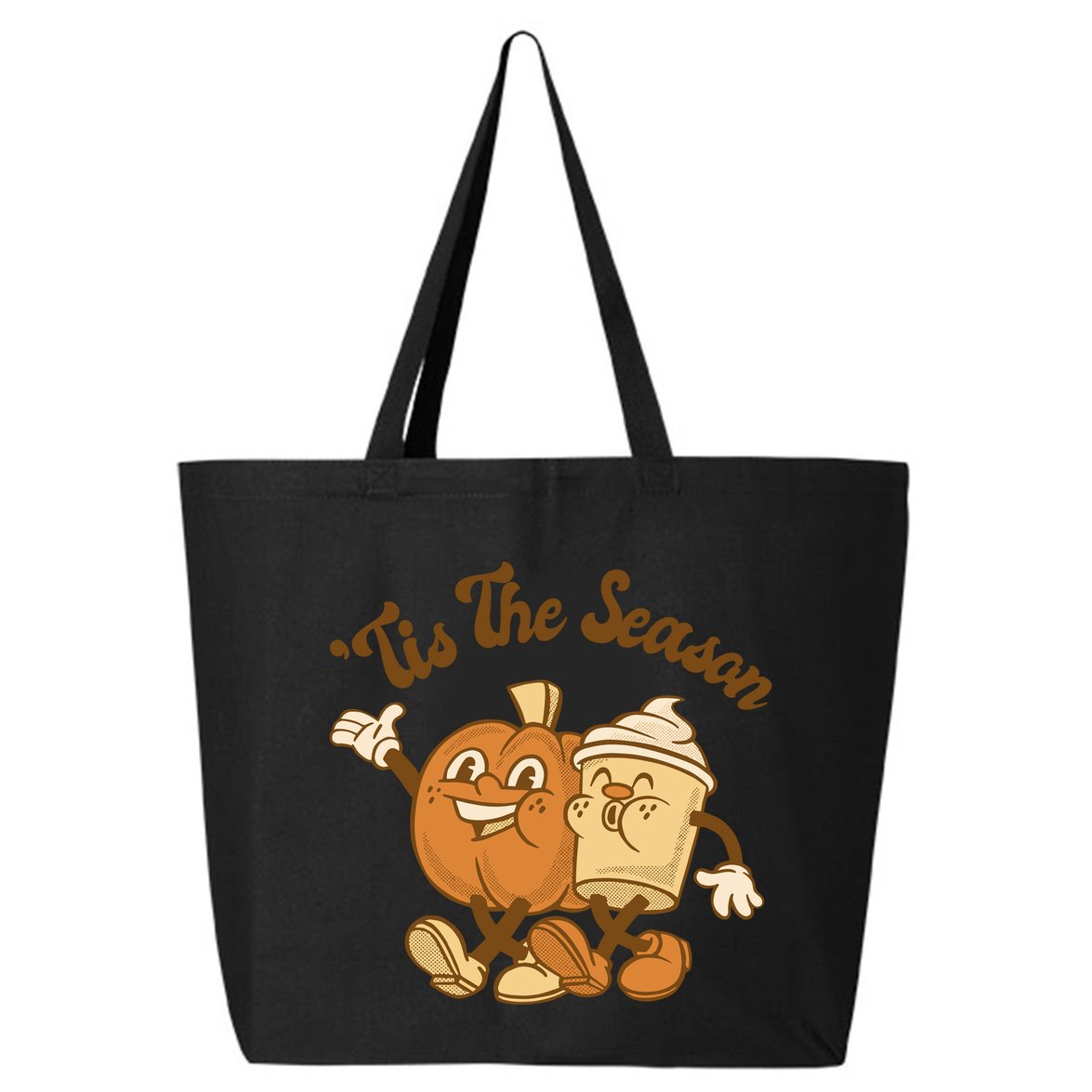 Tis The Season Pumpkin Latte Autumn 25L Jumbo Tote