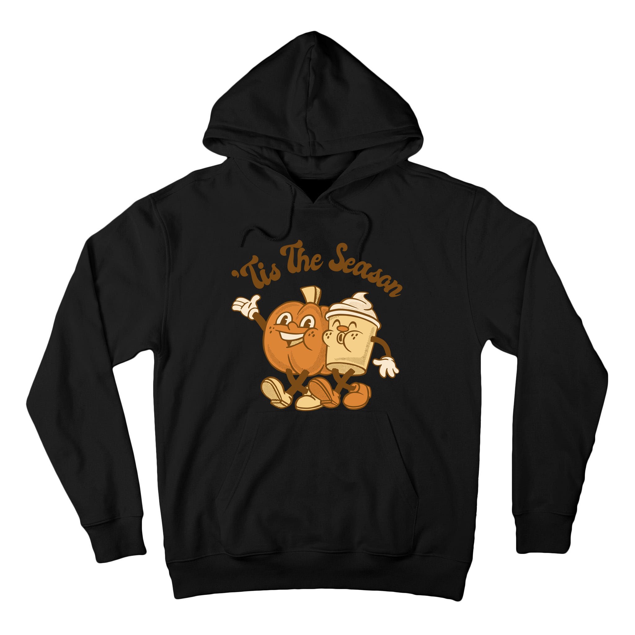 Tis The Season Pumpkin Latte Autumn Tall Hoodie