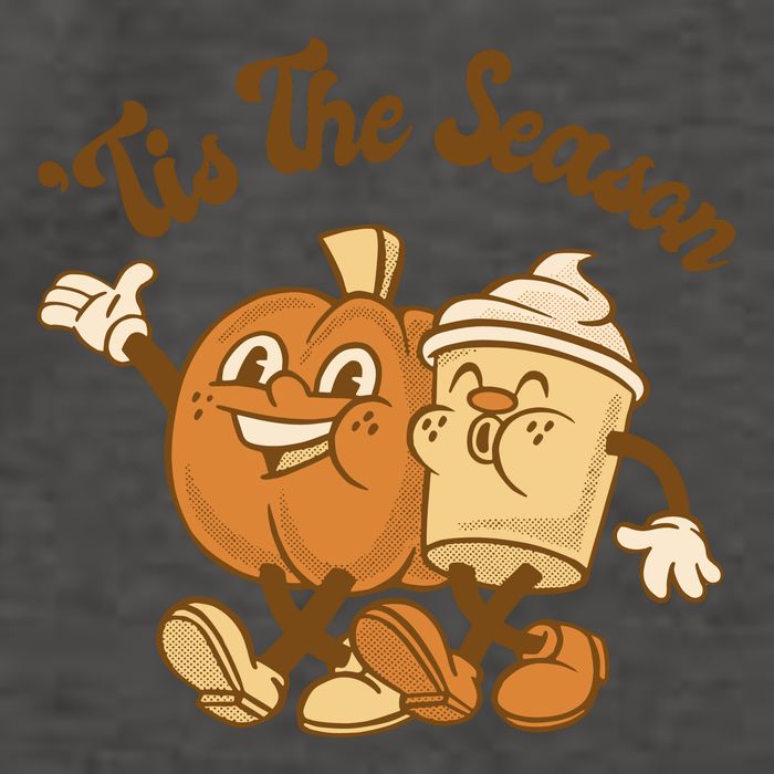 Tis The Season Pumpkin Latte Autumn Vector Backpack