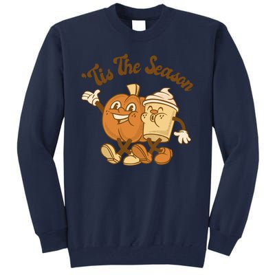 Tis The Season Pumpkin Latte Autumn Tall Sweatshirt