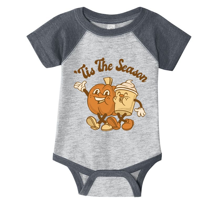 Tis The Season Pumpkin Latte Autumn Infant Baby Jersey Bodysuit