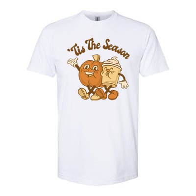 Tis The Season Pumpkin Latte Autumn Softstyle® CVC T-Shirt