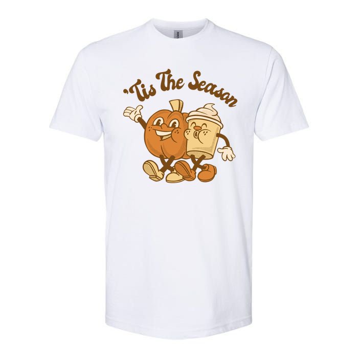 Tis The Season Pumpkin Latte Autumn Softstyle CVC T-Shirt