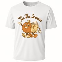 Tis The Season Pumpkin Latte Autumn Cooling Performance Crew T-Shirt
