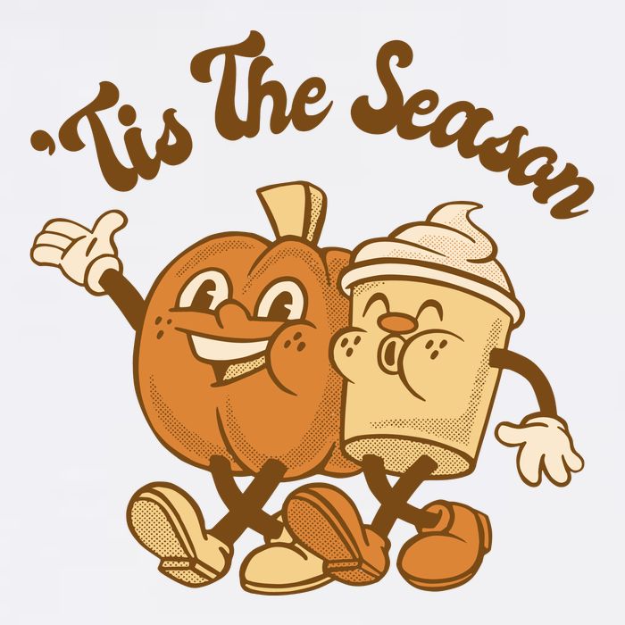 Tis The Season Pumpkin Latte Autumn Cooling Performance Crew T-Shirt