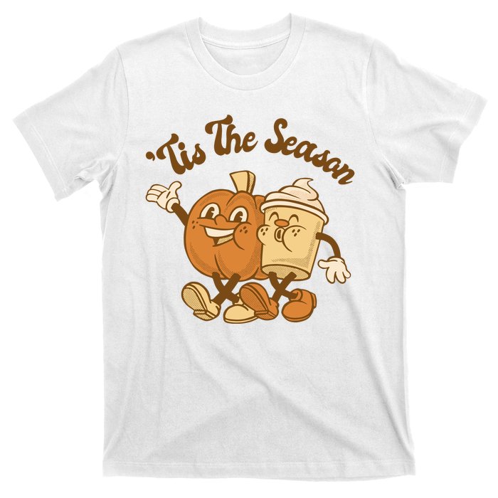 Tis The Season Pumpkin Latte Autumn T-Shirt