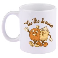 Tis The Season Pumpkin Latte Autumn 11oz C Handle Ceramic Mug