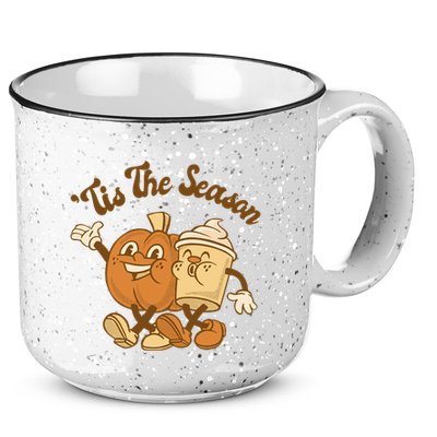 Tis The Season Pumpkin Latte Autumn 15oz Campfire Ceramic Mug