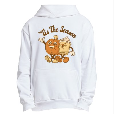 Tis The Season Pumpkin Latte Autumn Urban Pullover Hoodie