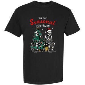 Tis The Seasonal Depression Quote Garment-Dyed Heavyweight T-Shirt