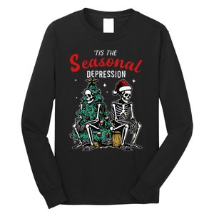 Tis The Seasonal Depression Quote Long Sleeve Shirt