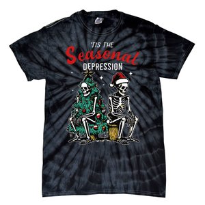 Tis The Seasonal Depression Quote Tie-Dye T-Shirt