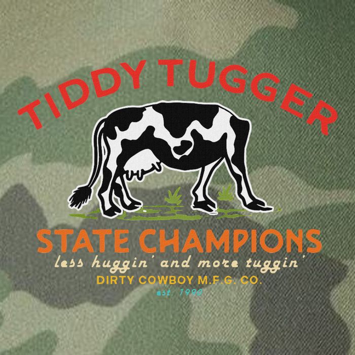 Tugger Tiddy State Champions Funny Design Legacy Tie Dye Trucker Hat