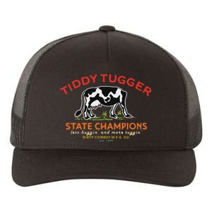 Tugger Tiddy State Champions Funny Design Yupoong Adult 5-Panel Trucker Hat