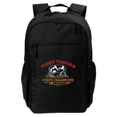 Tugger Tiddy State Champions Funny Design Backpack
