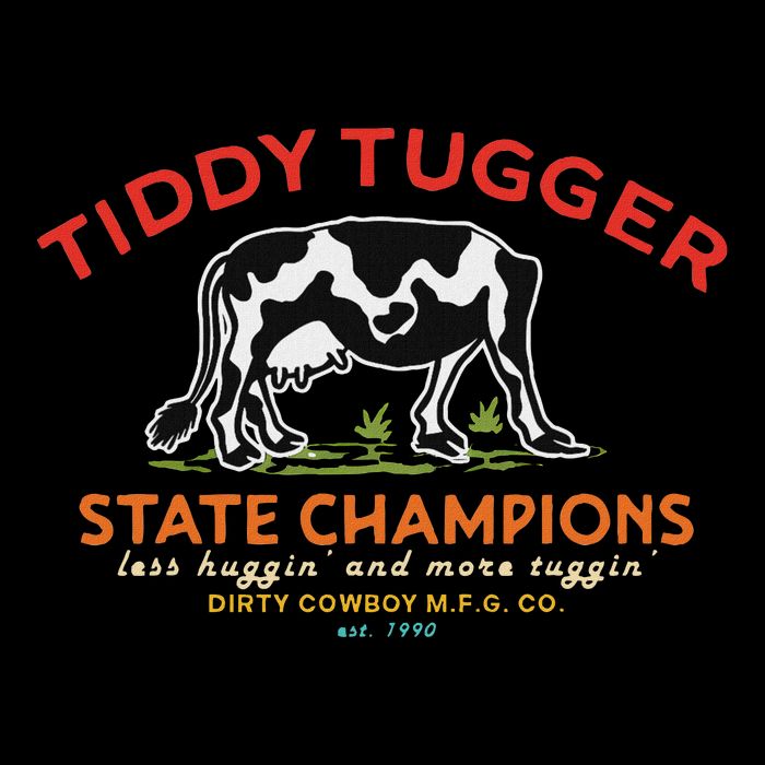 Tugger Tiddy State Champions Funny Design Sustainable Bucket Hat