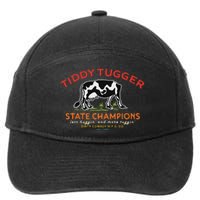 Tugger Tiddy State Champions Funny Design 7-Panel Snapback Hat