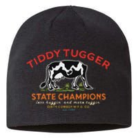 Tugger Tiddy State Champions Funny Design Sustainable Beanie