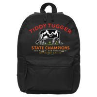 Tugger Tiddy State Champions Funny Design 16 in Basic Backpack