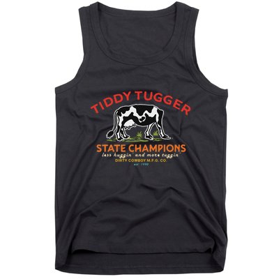 Tugger Tiddy State Champions Funny Design Tank Top