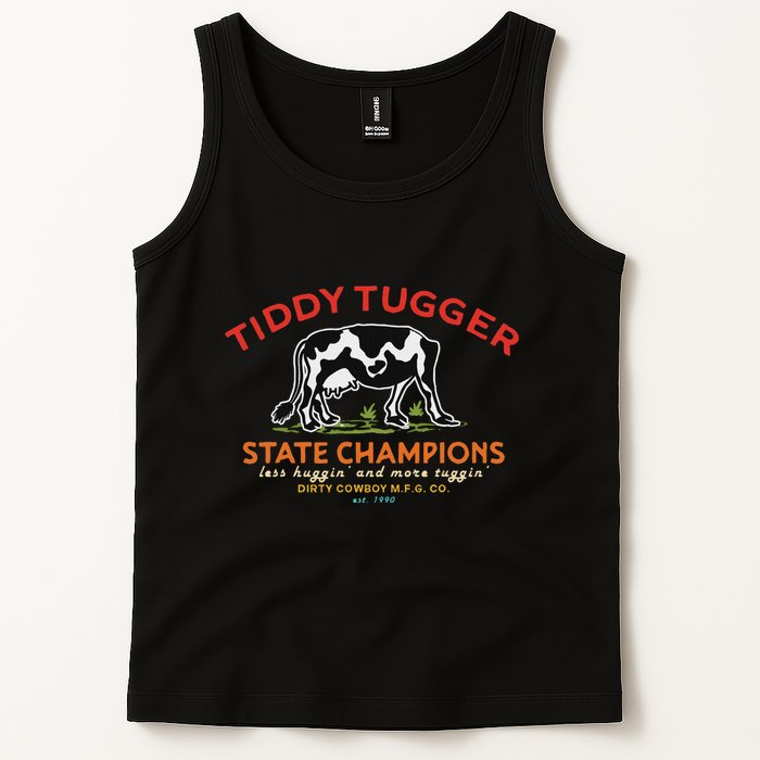 Tugger Tiddy State Champions Funny Design Tank Top